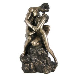 Bronze Finish The Lovers Couple Statue